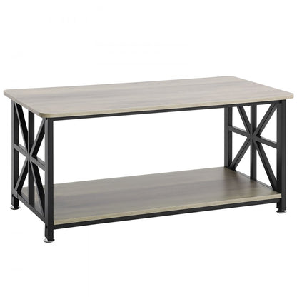 KLLT-07 - 40" Flip-Top Farmhouse Coffee Table with Ample Storage