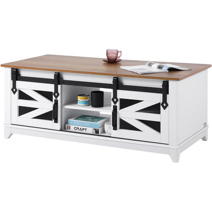 KLLT-08 - 48" Lift-Top Farmhouse Coffee Table with Storage