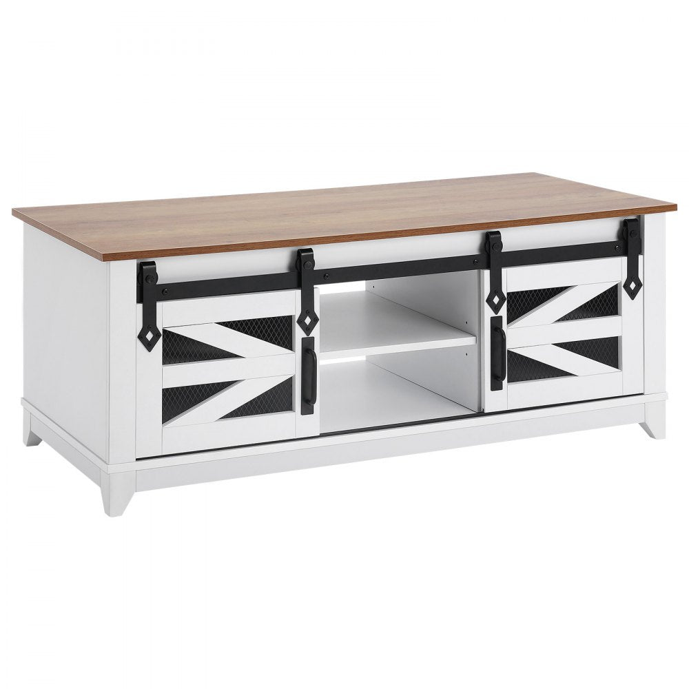 KLLT-08 - 48" Lift-Top Farmhouse Coffee Table with Storage
