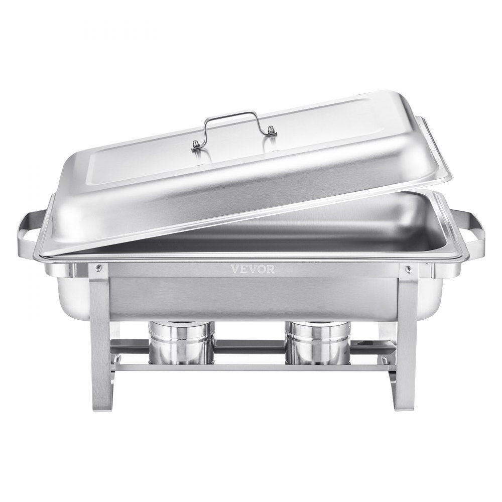 HZ-433 - 8 Qt Stainless Steel Chafing Dish Set for 8 People