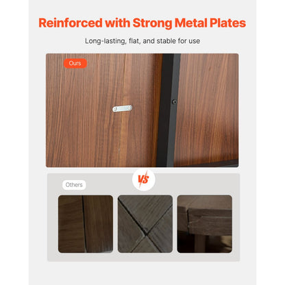 SR245385 - 71in MDF Dining Table for 6-8, Elegant & Space-Saving