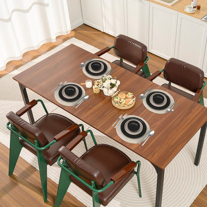 SR245385 - 71in MDF Dining Table for 6-8, Elegant & Space-Saving