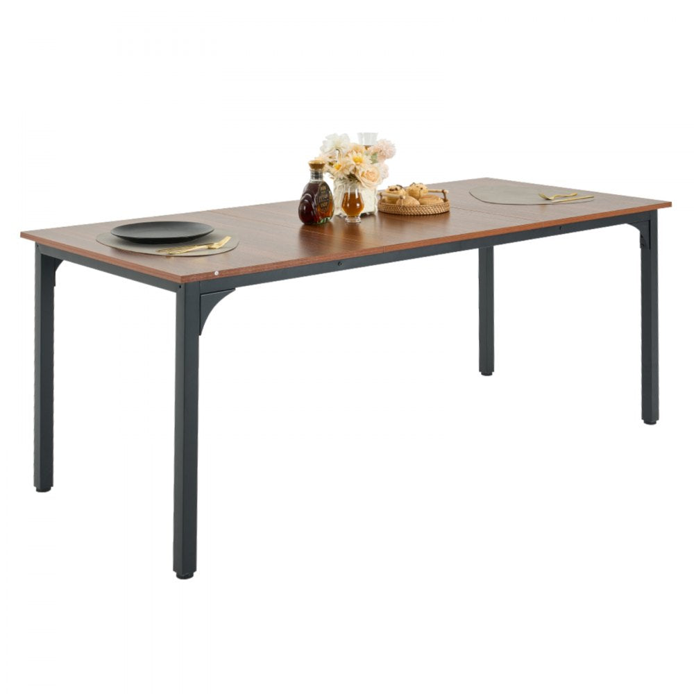 SR245385 - 71in MDF Dining Table for 6-8, Elegant & Space-Saving