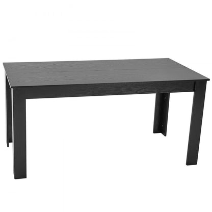 SR245370 - Durable 63in MDF Dining Table for 4-6, Elegant & Functional