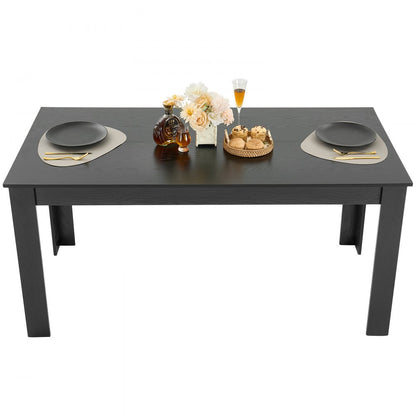SR245370 - Durable 63in MDF Dining Table for 4-6, Elegant & Functional