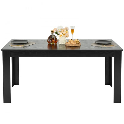 SR245370 - Durable 63in MDF Dining Table for 4-6, Elegant & Functional