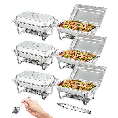 DT-C1016 - 8 Qt Stainless Steel Chafing Dish Set for Events