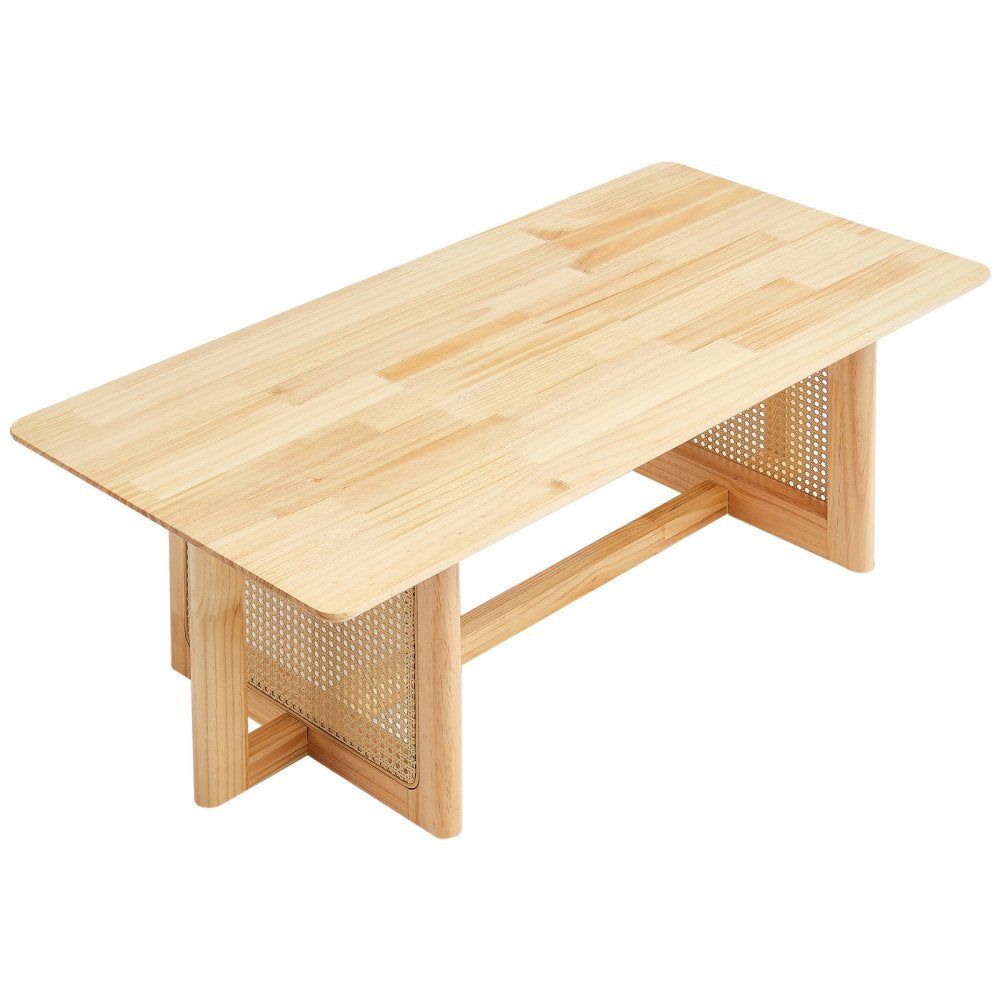 CT-SR-01 - Versatile 250 lbs Rattan Coffee Table in Bohemian Style