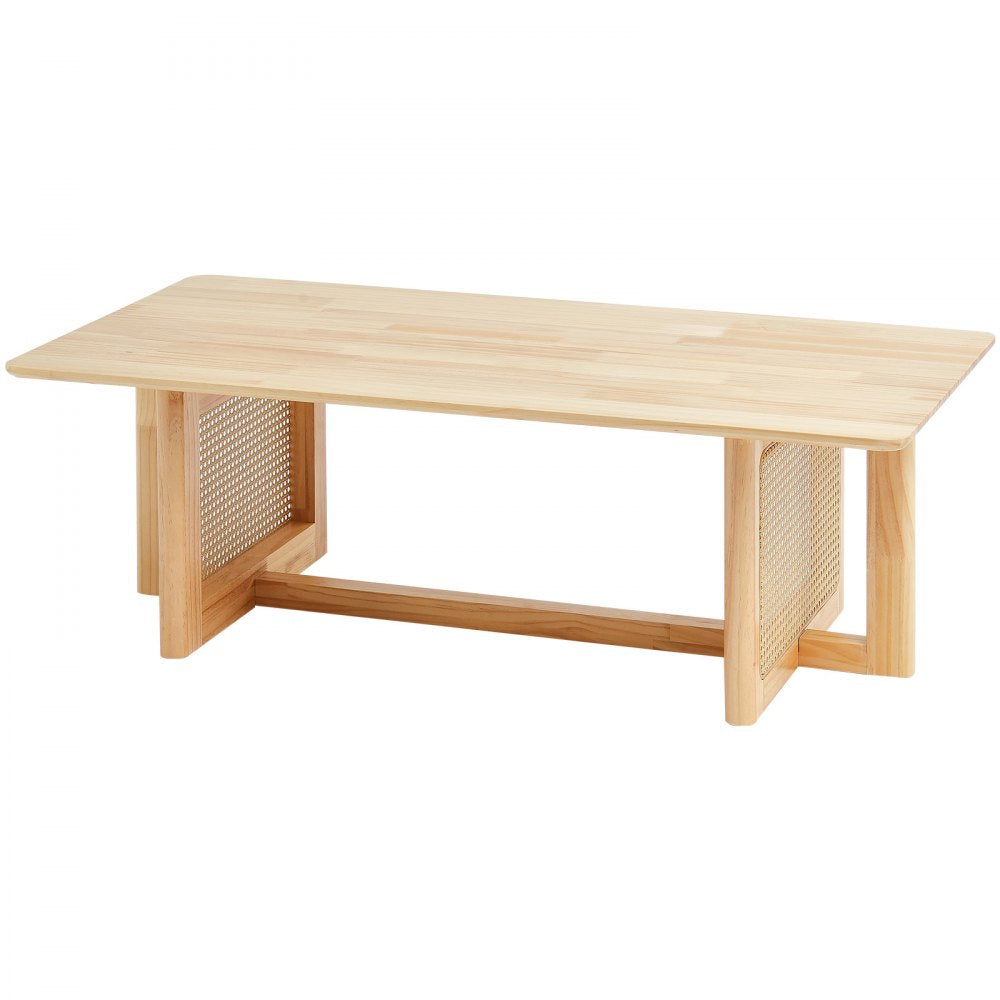 CT-SR-01 - Versatile 250 lbs Rattan Coffee Table in Bohemian Style