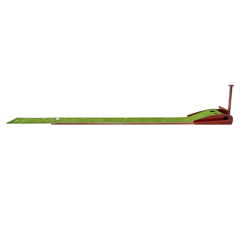 GPLXQ2D30300 - Indoor Golf Putting Mat with Ball Return & Non-Slip Base
