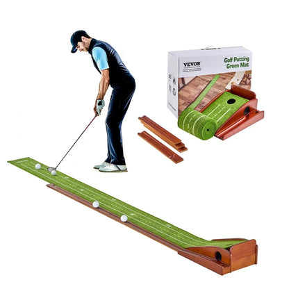 GPLXQ1D19250 - Portable Indoor Golf Putting Mat with Automatic Ball Return