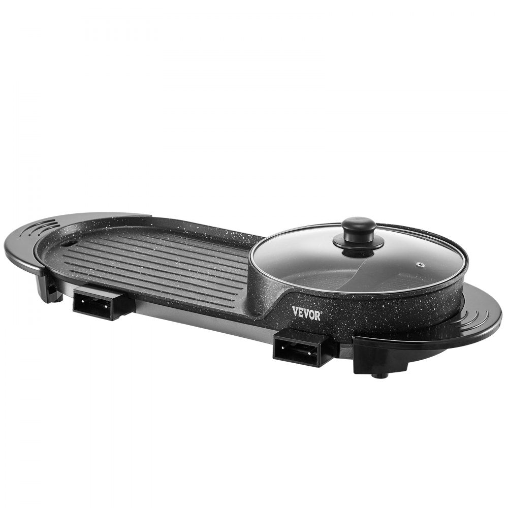 YS-604 - 2.7L Electric Hot Pot & Grill for 1-6 People, 2200W
