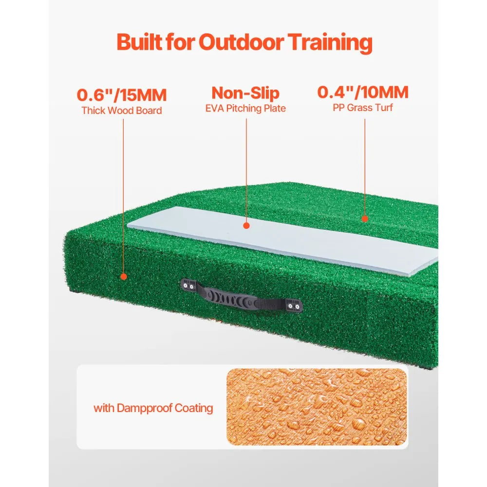 PGK-TU1 - Portable Pitching Mound with 10mm Turf for All Surfaces