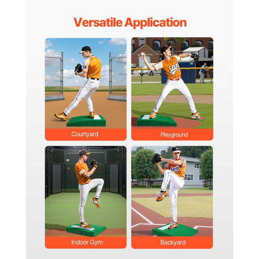 PGK-TU1 - Portable Pitching Mound with 10mm Turf for All Surfaces
