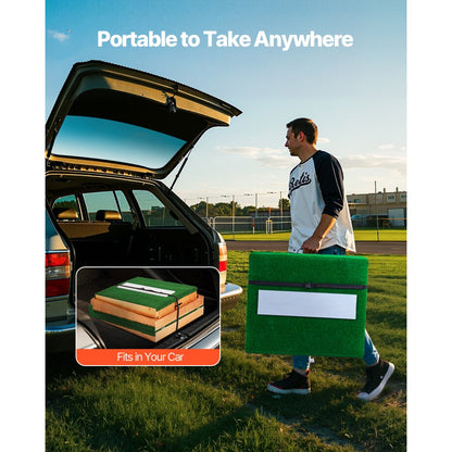 PGK-TU2 Portable Pitching Mound with 10mm Turf for Training Performance