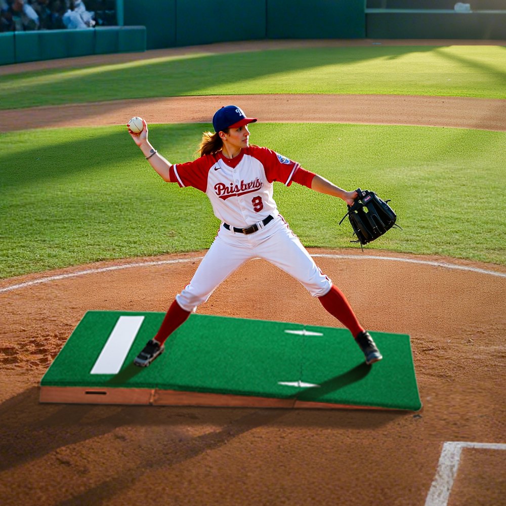 PGK-TU2 Portable Pitching Mound with 10mm Turf for Training Performance