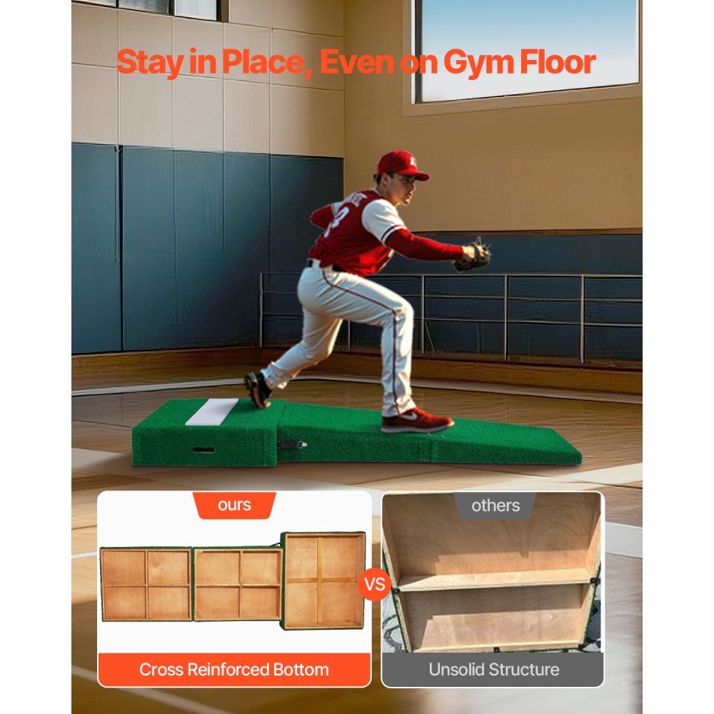 PGK-TU3 - Portable Pitching Mound for Backyard Baseball & Softball Training