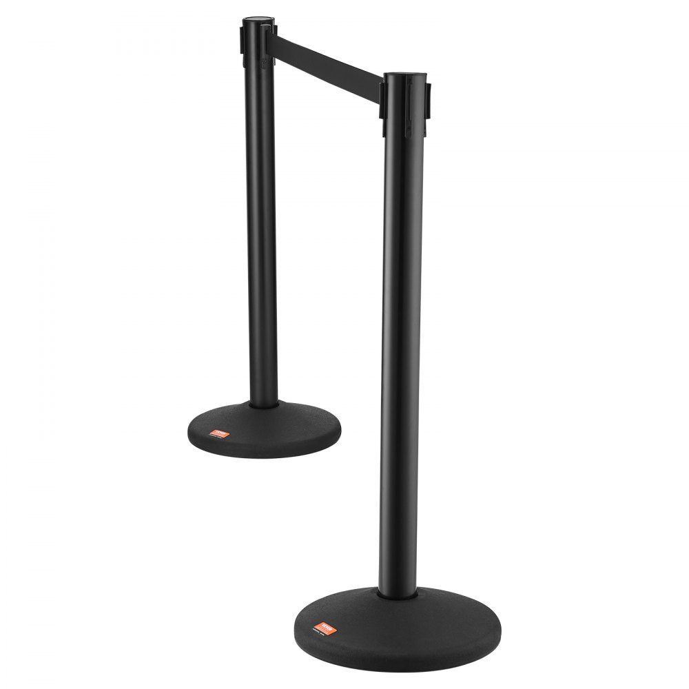 SL2MHGHD-6 - VEVOR 6-Pack Stanchions with 6.5FT Retractable Belts for Crowd Control