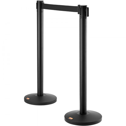 3.5MIHGHD350BXG-2 - Durable Carbon Steel Stanchions with 11ft Retractable Belt