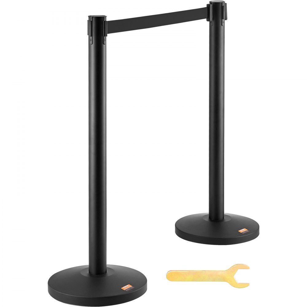 3.5MIHGHD350BXG-2 - Durable Carbon Steel Stanchions with 11ft Retractable Belt