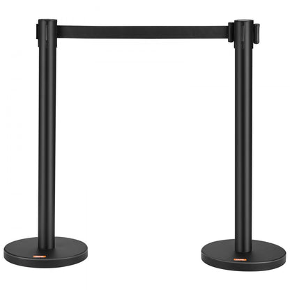 2MIHGHDJD-2 - VEVOR 6.5ft Retractable Stanchions for Effective Crowd Control