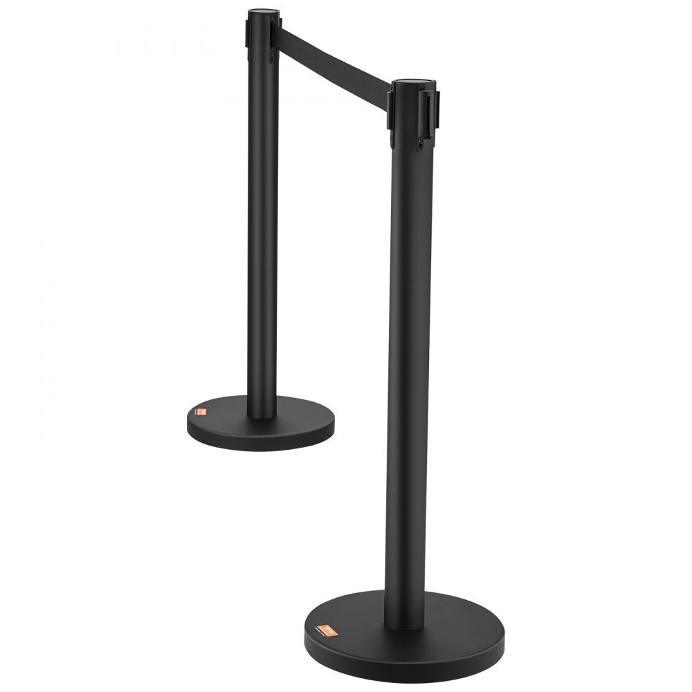 2MIHGHDJD-2 - VEVOR 6.5ft Retractable Stanchions for Effective Crowd Control