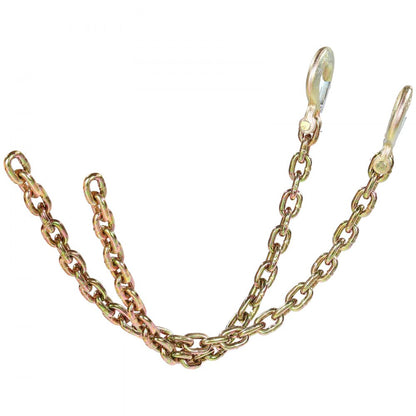 10mmX0.87m - G80 Heavy-Duty Tow Chain with 3/8" Hook for Safe Recovery