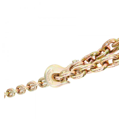 010846346540 - Heavy-Duty 20’ G80 Tow Chain with 7100lbs Limit and Grab Hooks