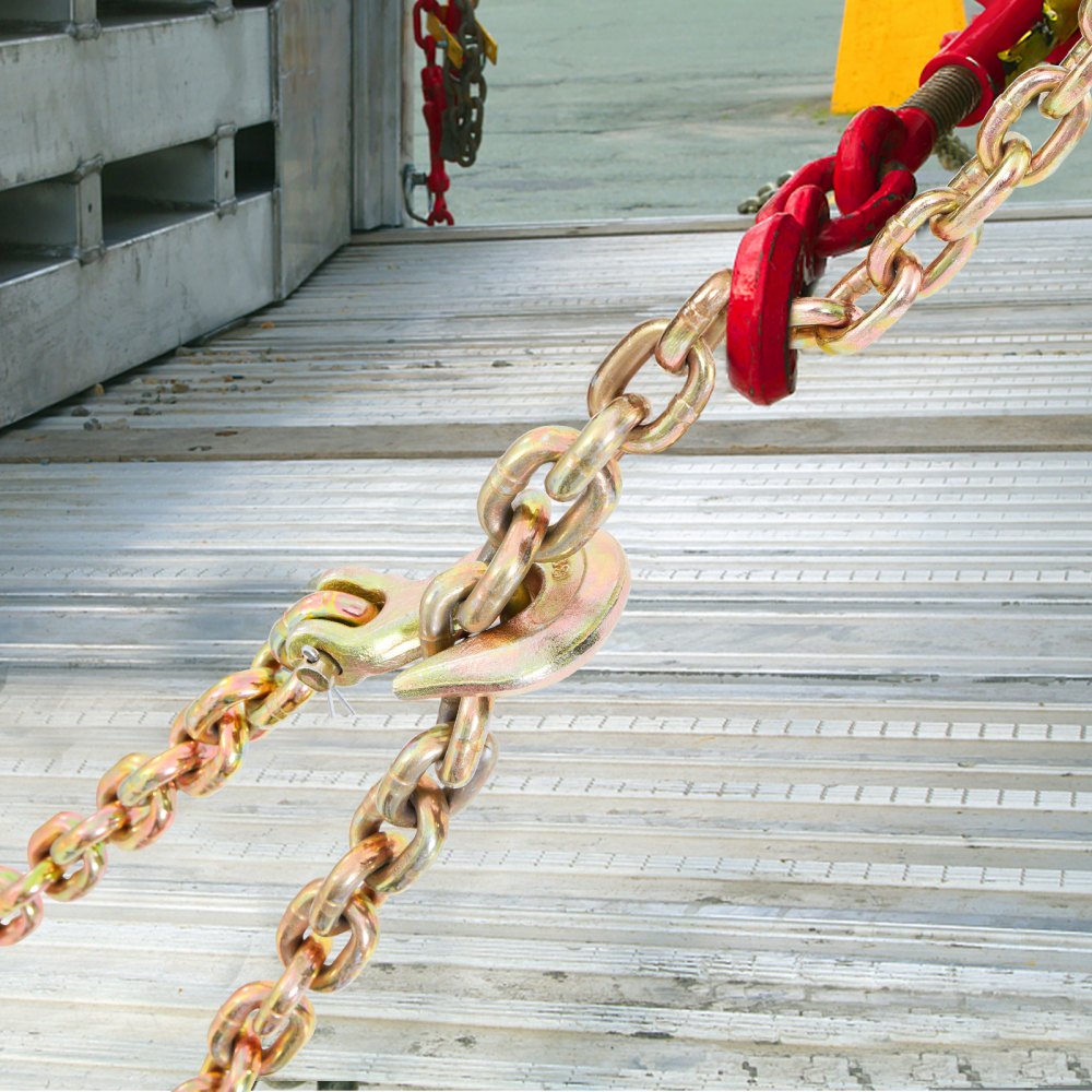010870131628 - 20ft Manganese Steel Binder Chain, 4900lbs Capacity