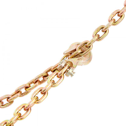 010712695840 - Heavy-Duty G80 Tow Chain, 4900 lbs Capacity, Rust-Resistant