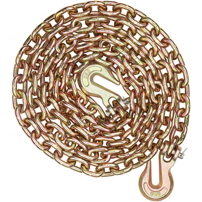 8mmX3m - Heavy Duty G80 Towing Chain with Grab Hooks for Safe Transport