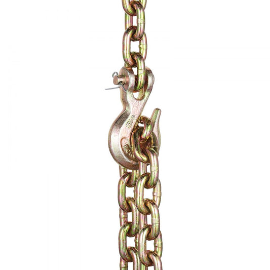 8mmX3m-2 - Heavy Duty G80 Chain with Hooks for Secure Cargo Tie-Down