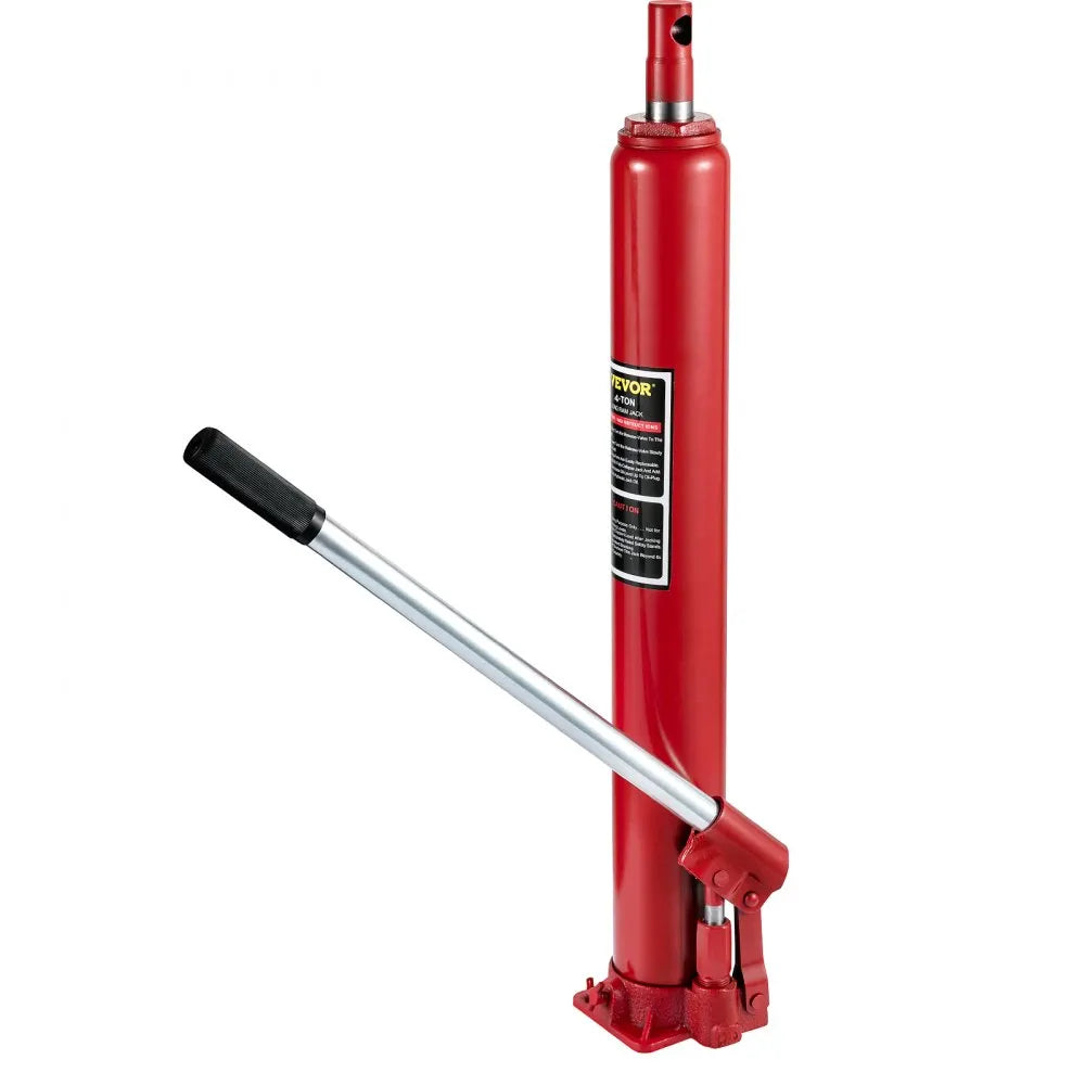 VV-CGQJD-HODP-4T - 4T Hydraulic Long Ram Jack, Lifts 24"-43.7" with Ease