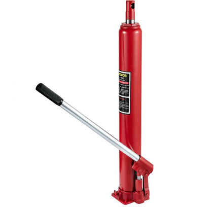 VV-CGQJD-HODP-4T - 4T Hydraulic Long Ram Jack, Lifts 24"-43.7" with Ease