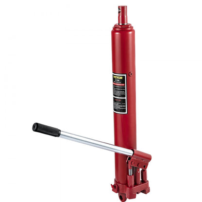 VV-CGQJD-HOSJ-8T - 8-Ton Long Ram Hydraulic Jack, 26"-45.7" Lift Range