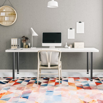 T10570-30 - Heavy-Duty 30" Steel Desk Legs for Robust Support