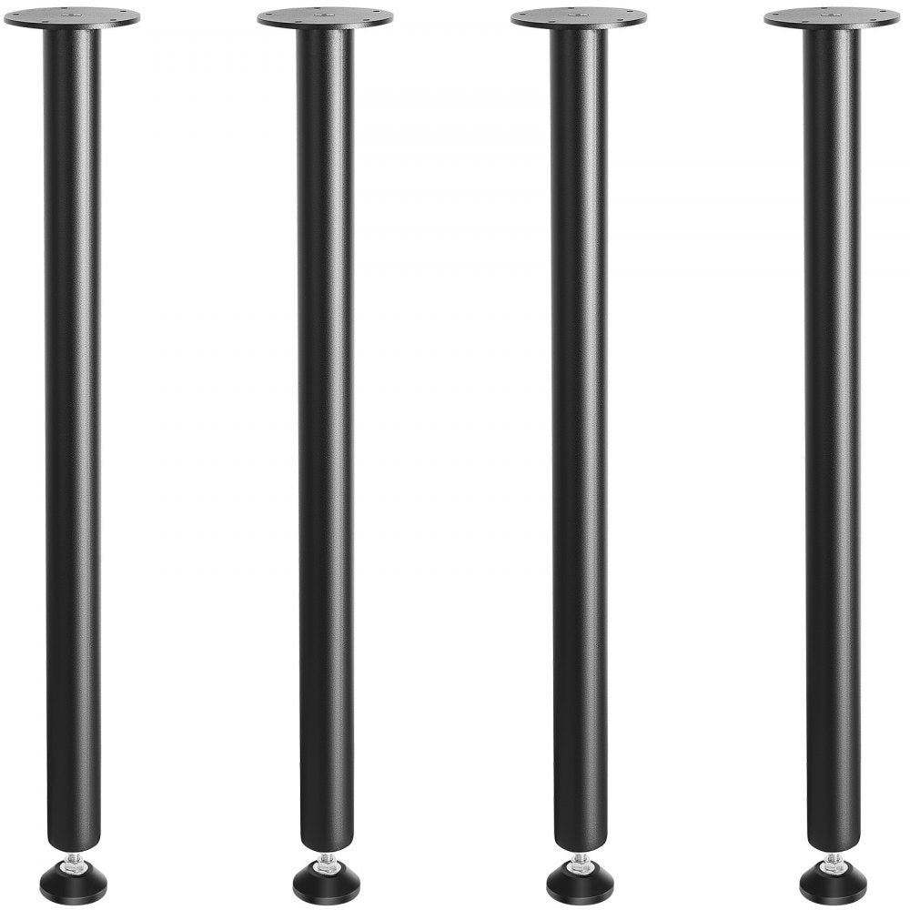 T10570-30 - Heavy-Duty 30" Steel Desk Legs for Robust Support