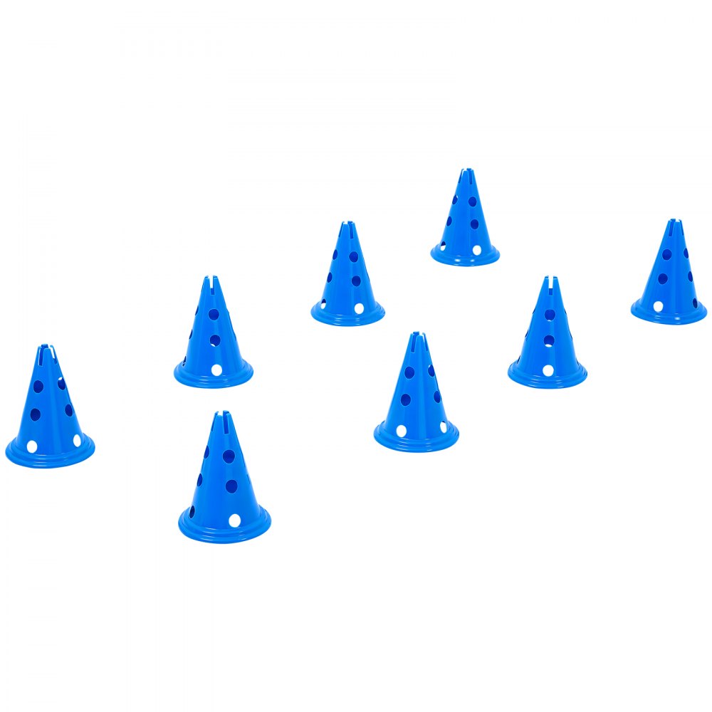HC-ZAG03 - 6 Cone Dog Agility Kit with Jump Bars and Carry Bag