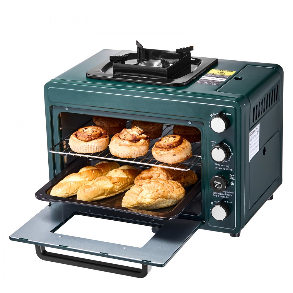 FD998 - 19.29" Portable Gas Oven-Stove Combo for Outdoor Cooking