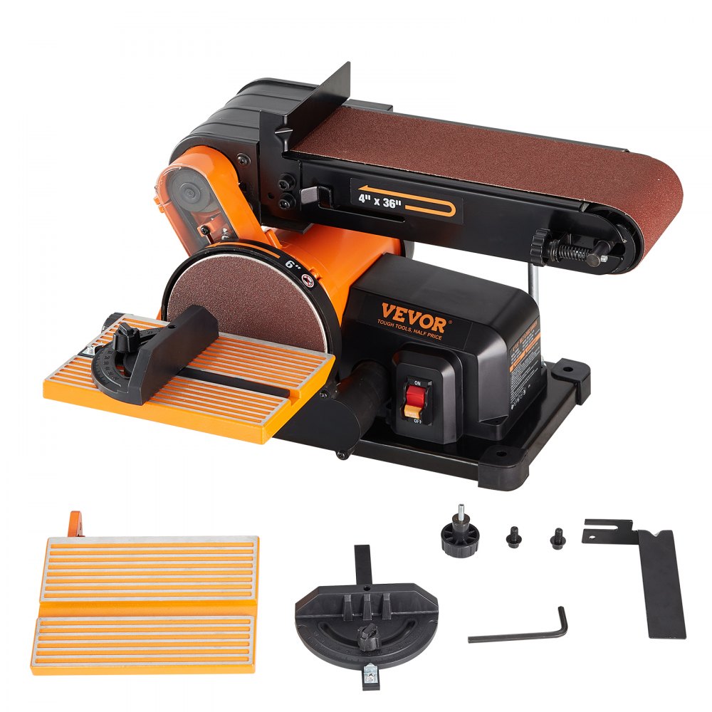 BD4602 - Versatile 6" Disc & 4"x36" Belt Sander Combo for Woodworking