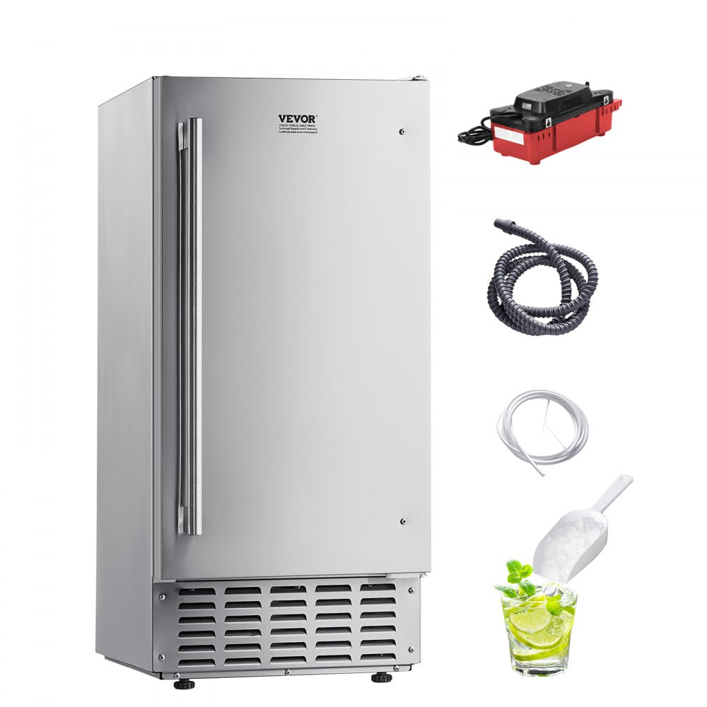HBZB-30N - 66 lbs/Day Built-in Nugget Ice Maker with Reversible Door