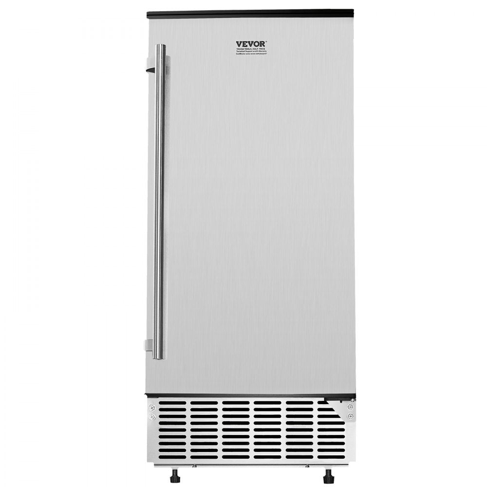 HBZB-36F - 80 lbs Daily Ice Maker with Reversible Stainless Steel Door