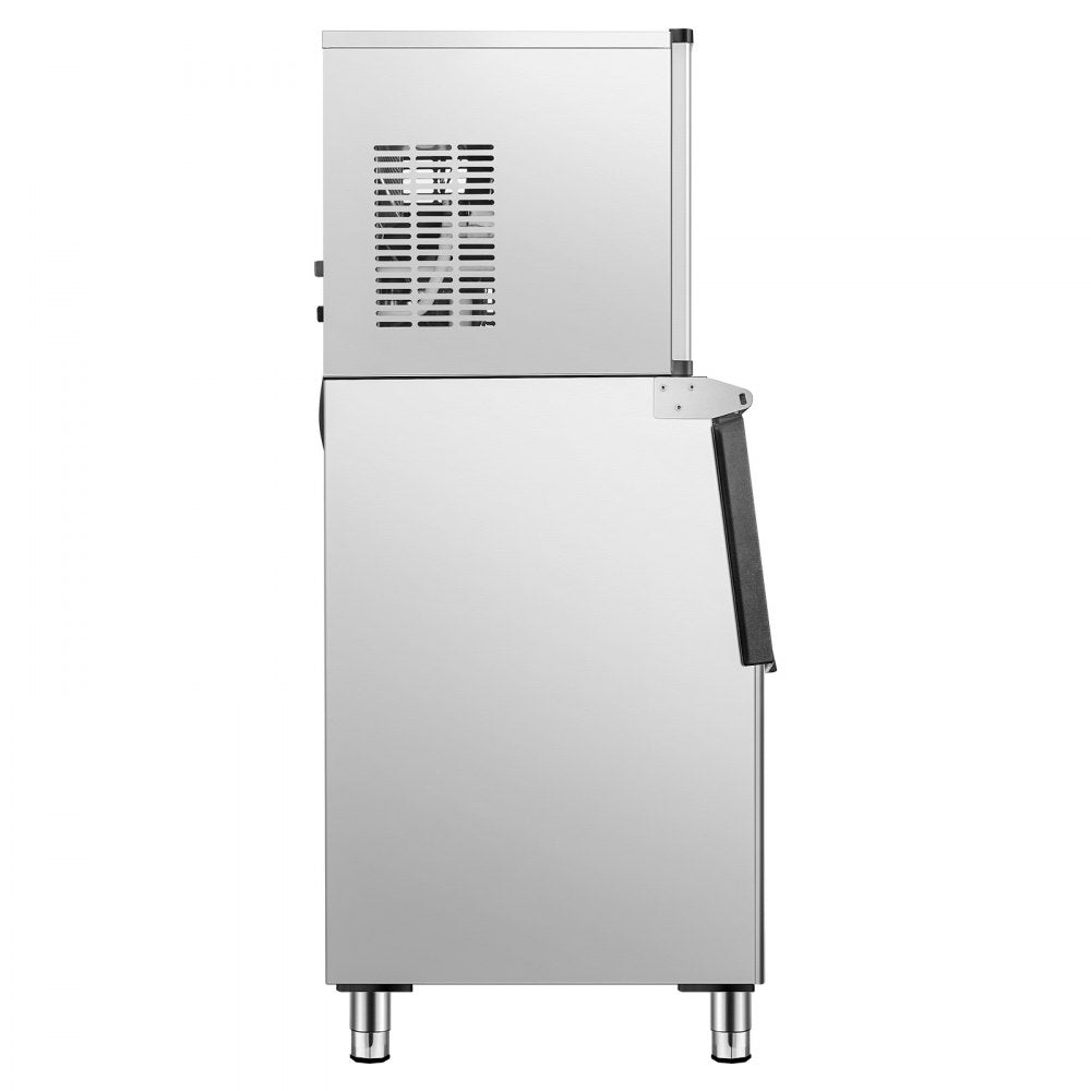 010231679650 - 300LBS/24H Commercial Ice Maker with 250LBS Storage Bin