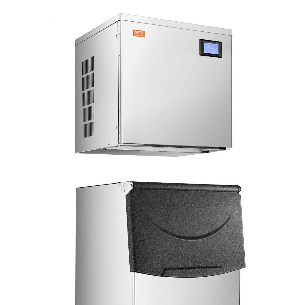 010767874696 - 400LBS/24H VEVOR Ice Maker with 250LBS Storage Bin