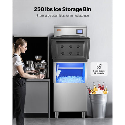 010337102360 - 450LBS/24H VEVOR Ice Maker with Touchscreen & Self-Cleaning