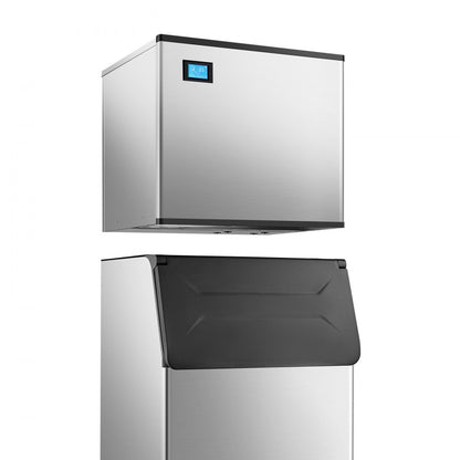 010645146171 - 800LBS/24H Commercial Ice Maker with 500LBS Storage Bin