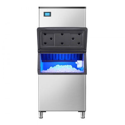 010645146171 - 800LBS/24H Commercial Ice Maker with 500LBS Storage Bin