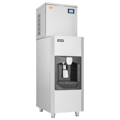 010114403039 - 400 lbs/Day VEVOR Ice Maker with 180 lbs Storage & Self-Cleaning