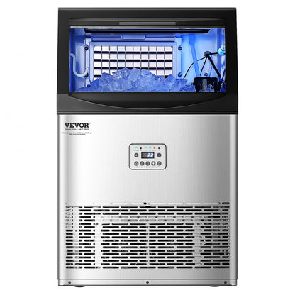 CIM-500T - 90lbs/Day Commercial Ice Maker with Self-Cleaning Function