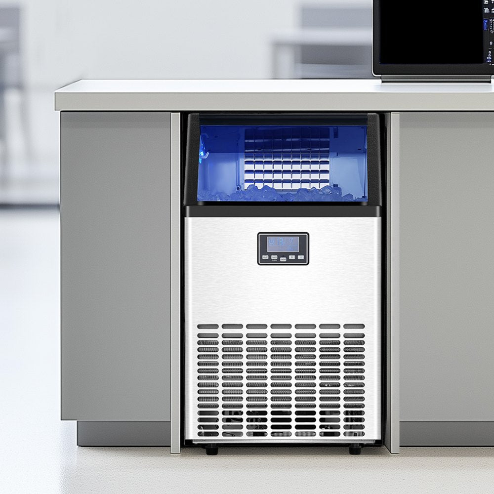 HZB-45 - 100 lbs Daily Ice Maker with Self-Cleaning Function